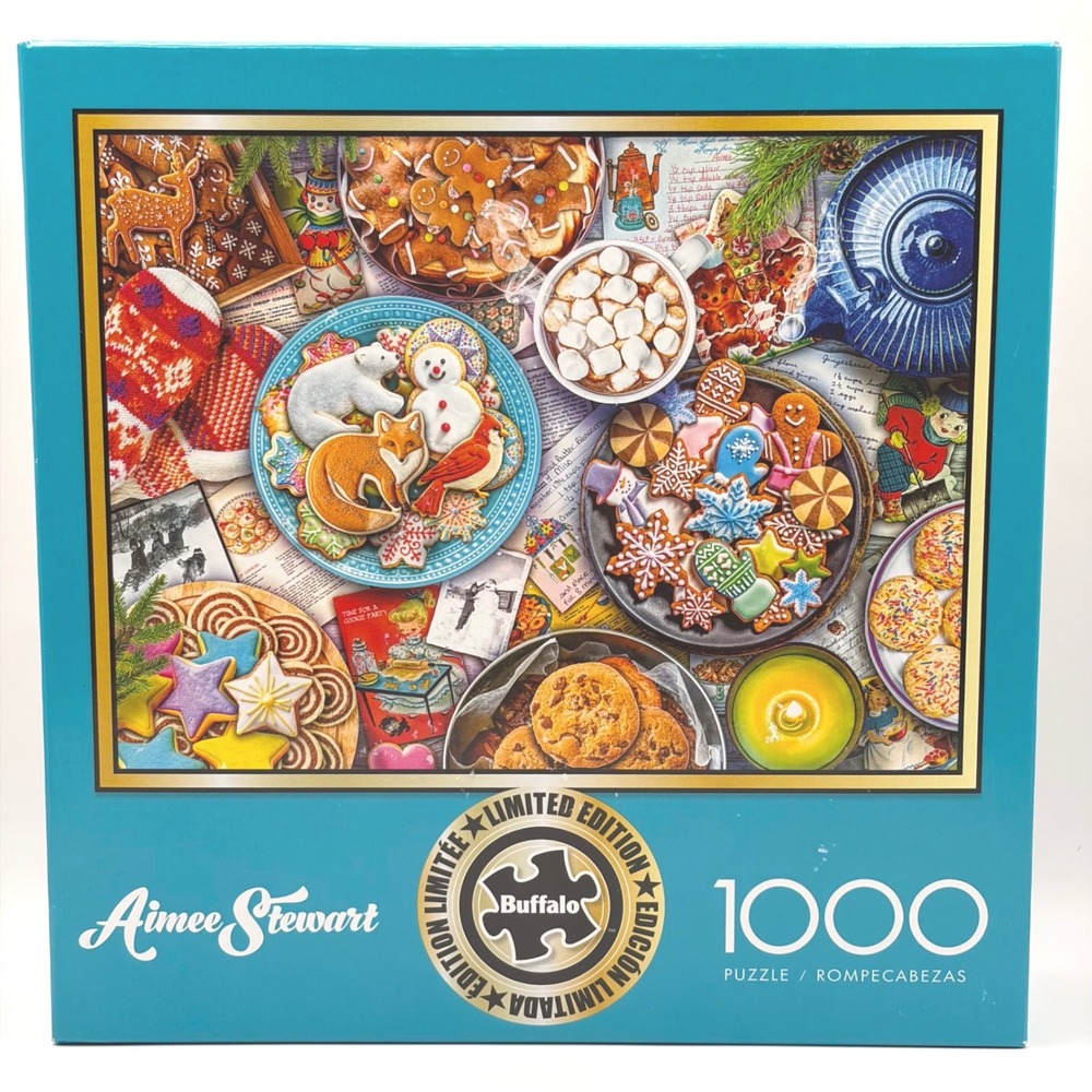 Buffalo Games Aimee Stewart Limited Edition 1000 Piece Jigsaw‎ Puzzle Cookies